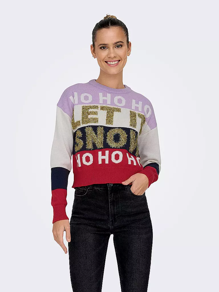 ONLY | Pullover ONLXMAS | lila