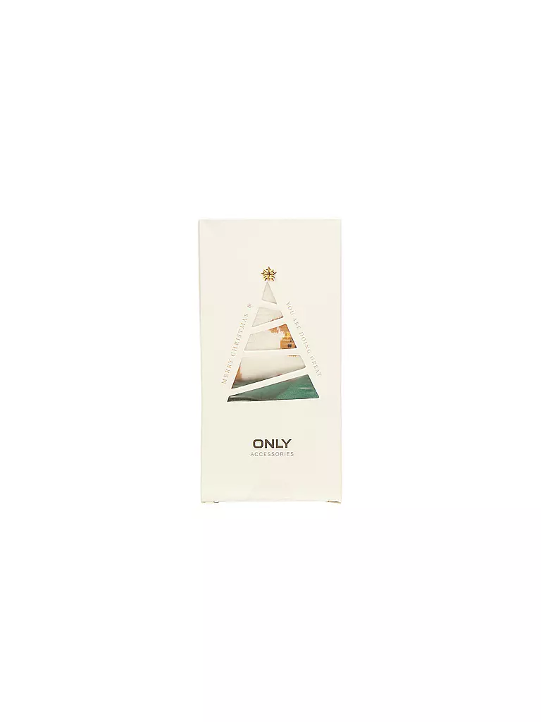 ONLY | Socken ONLCHRISTMAS 2er Pkg. white cookie snowflake | dunkelblau