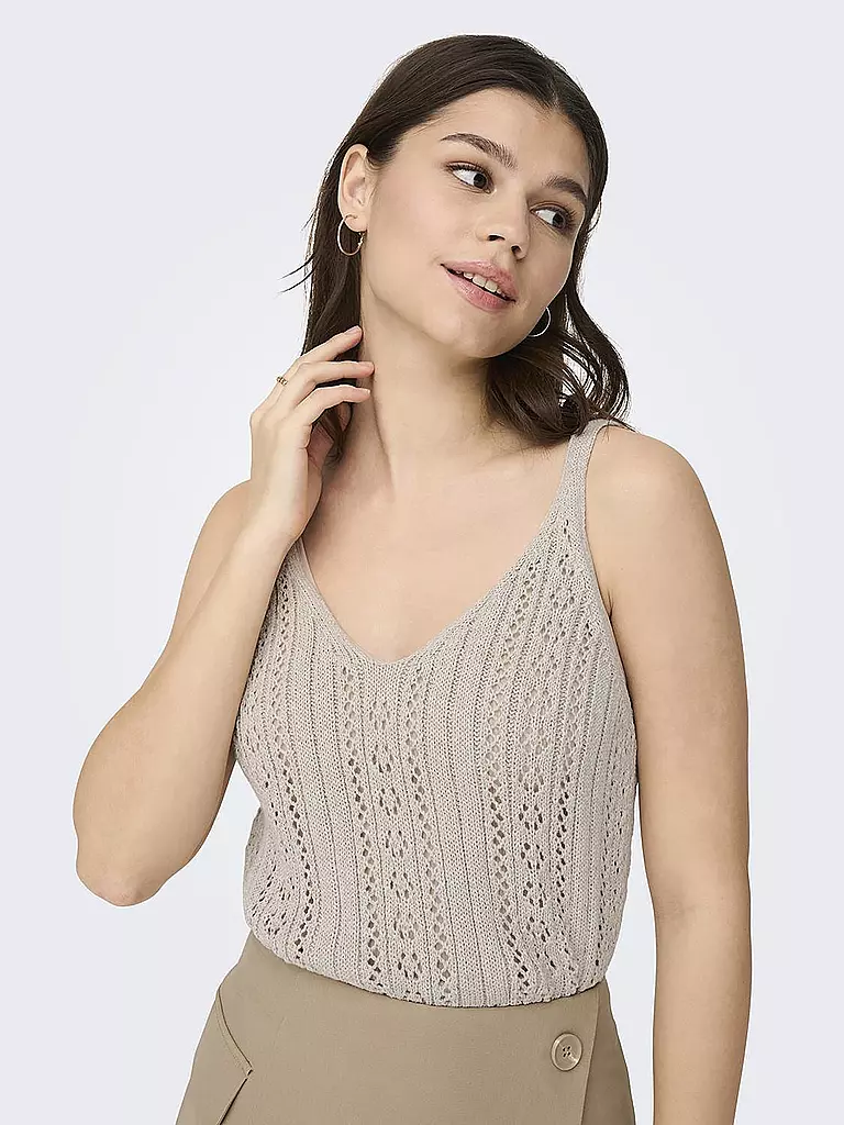 ONLY | Stricktop ONLLYZET LIFE | beige