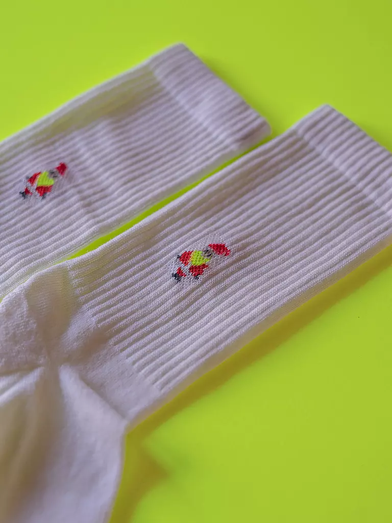 OOLEY | Socken ICON NEON weiß | weiss