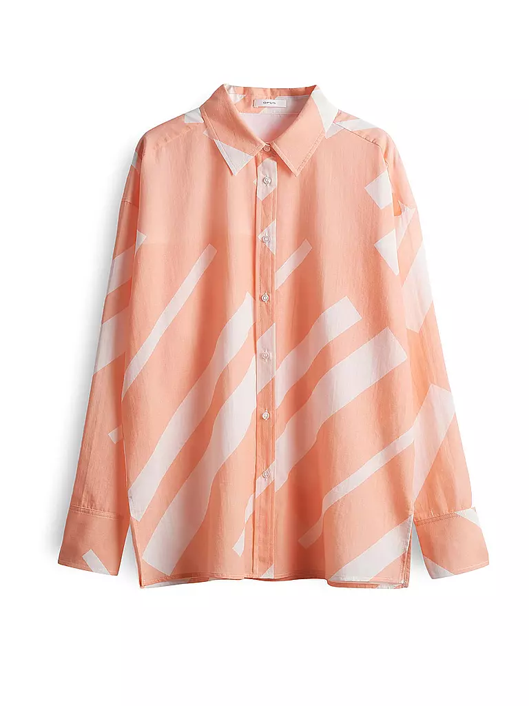 OPUS | Bluse FENLO STRIPE | orange