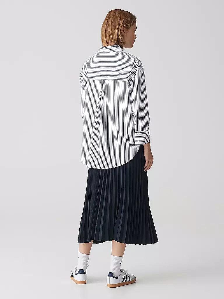 OPUS | Bluse FRILA | dunkelblau