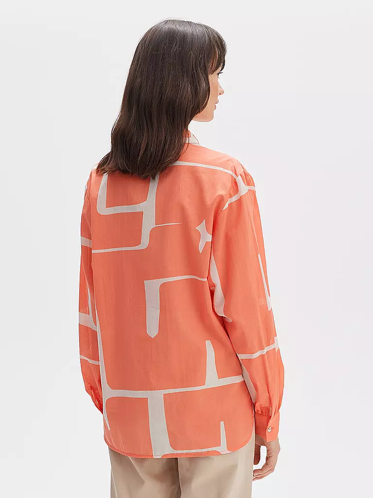 OPUS | Bluse FUMINE GRAPHIC | orange