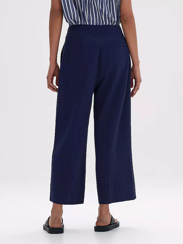 OPUS | Culotte MISHA STRUCTURED | dunkelblau