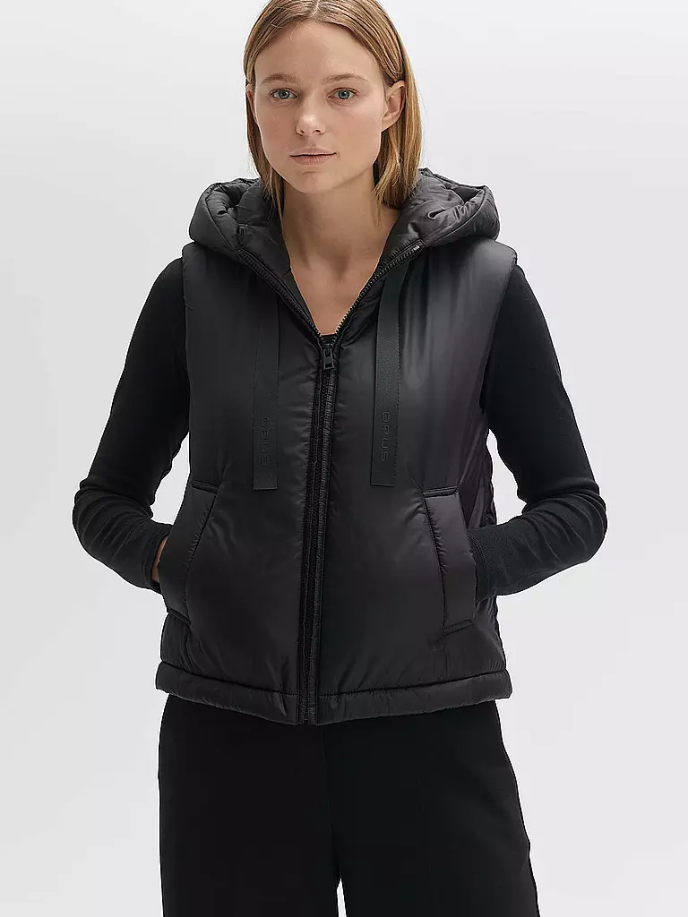 OPUS | Gilet WELIMA | schwarz