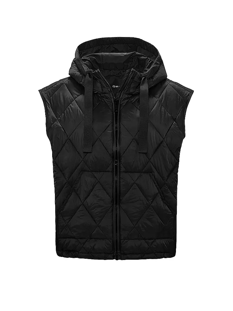 OPUS | Gilet WORLANDA | schwarz