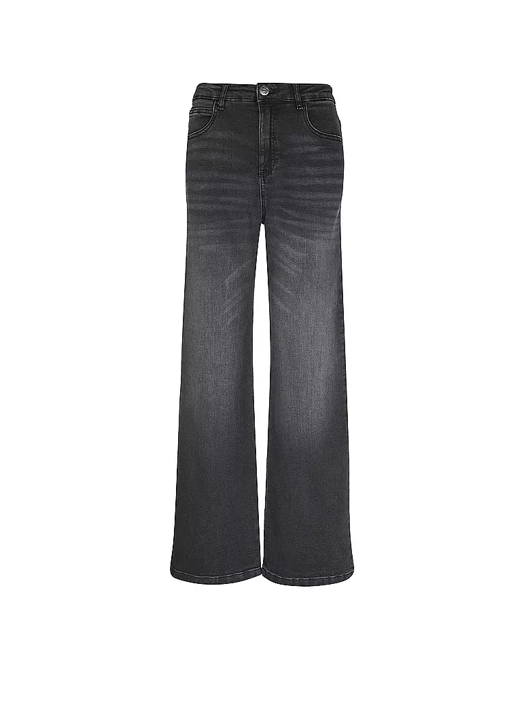 OPUS | Jeans Wide Leg MIVY  | schwarz