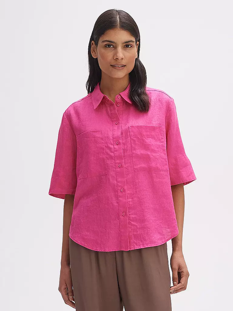 OPUS | Leinenbluse FILALIA | pink