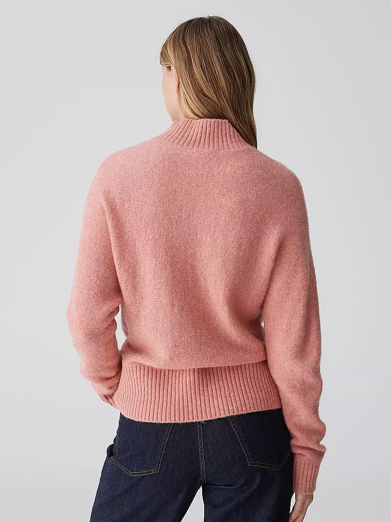 OPUS | Rollkragenpullover PANWERP | rosa