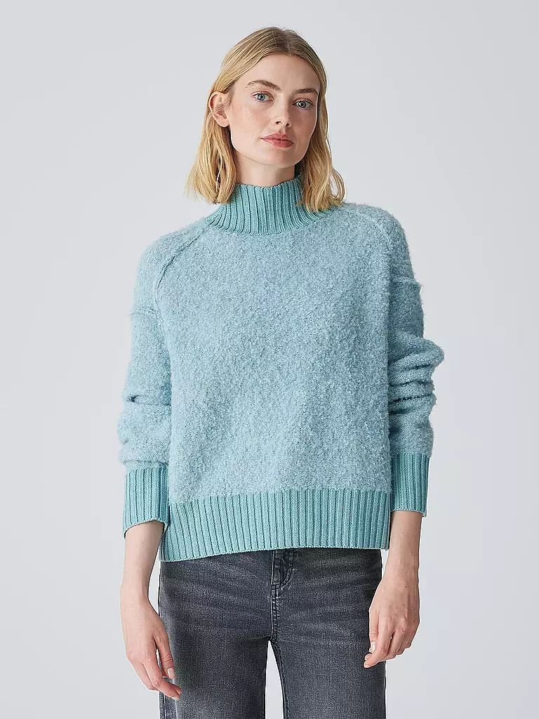 OPUS | Rollkragenpullover PUKLANA | blau