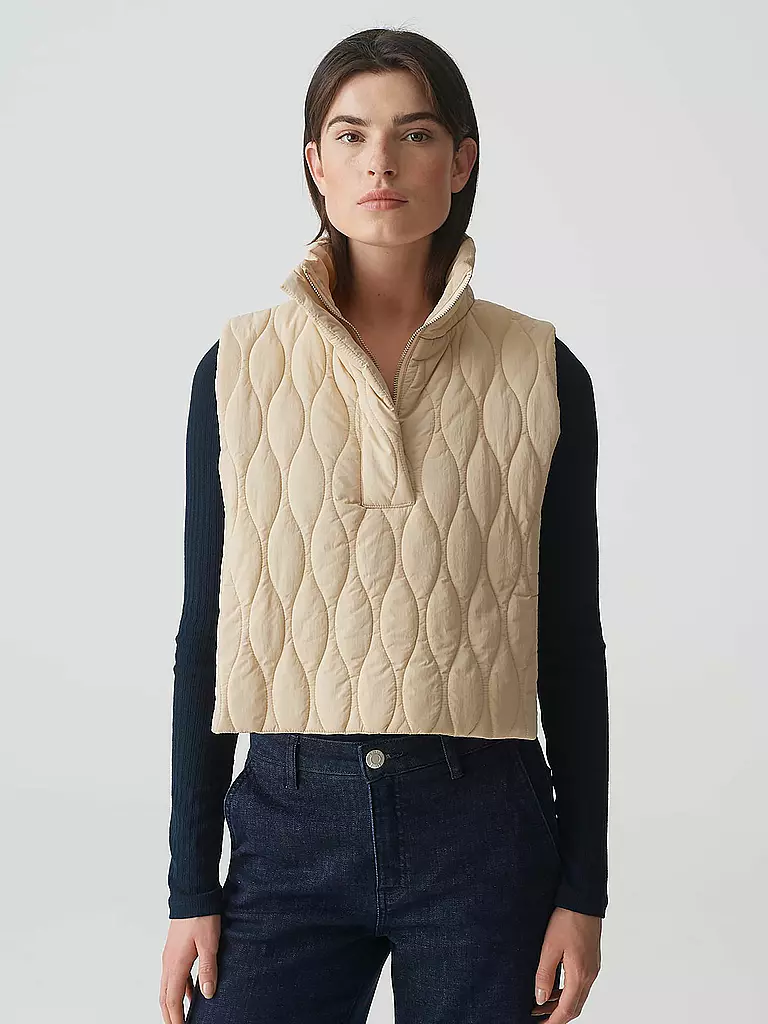 OPUS | Steppgilet ANJOLI | beige