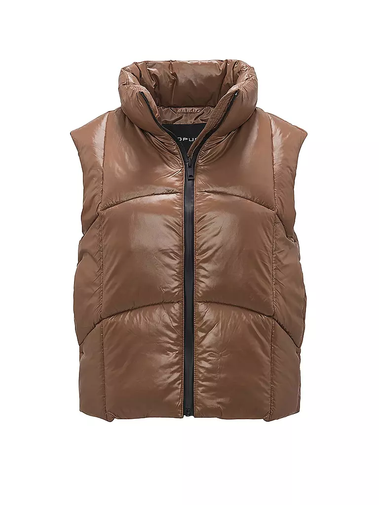 OPUS | Steppgilet WOERTEL | braun