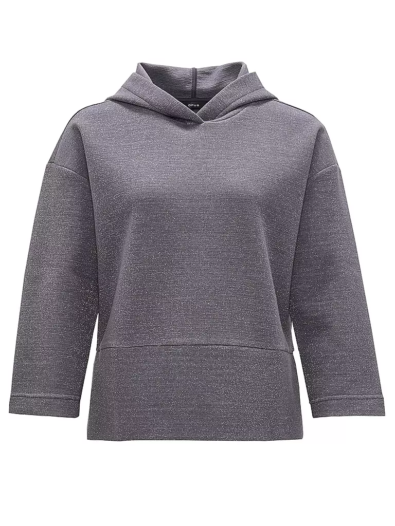 OPUS | Sweater GLITTERO | grau