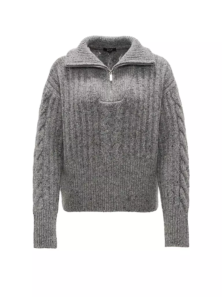 OPUS | Toyer Pullover POPFY | grau