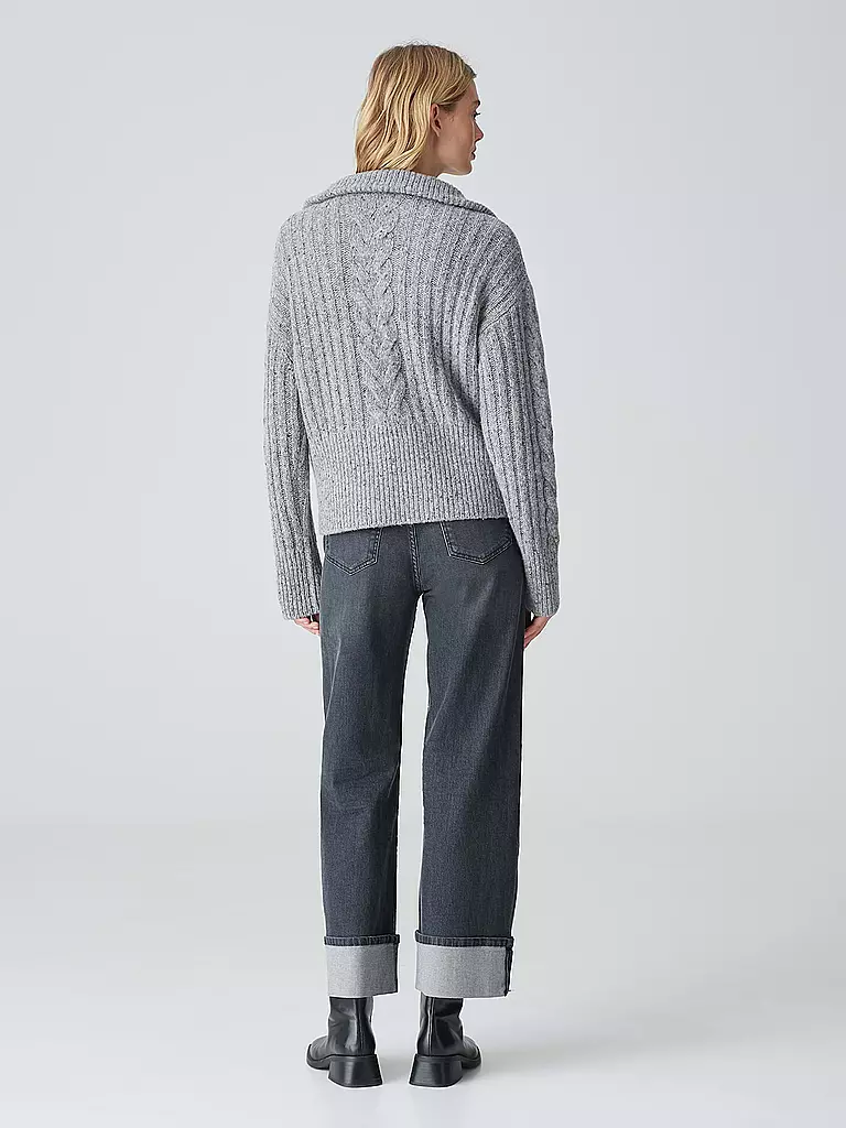 OPUS | Toyer Pullover POPFY | grau