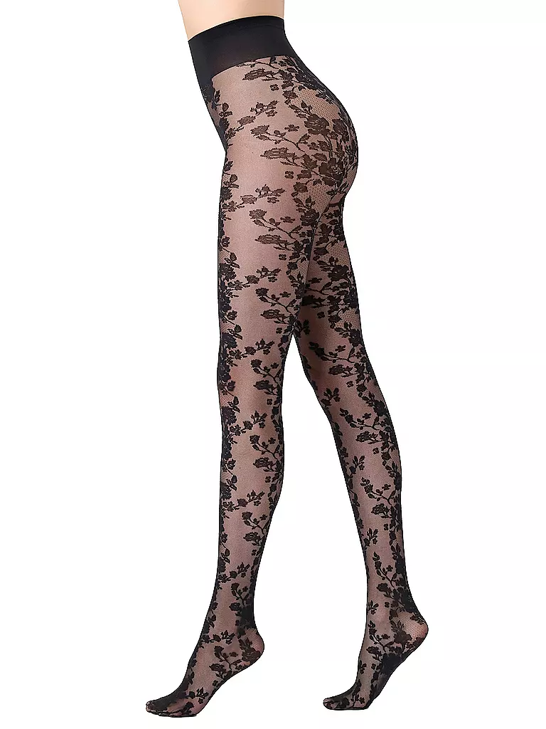 OROBLU | Modestrumpfhose CLASSY LACE black | schwarz