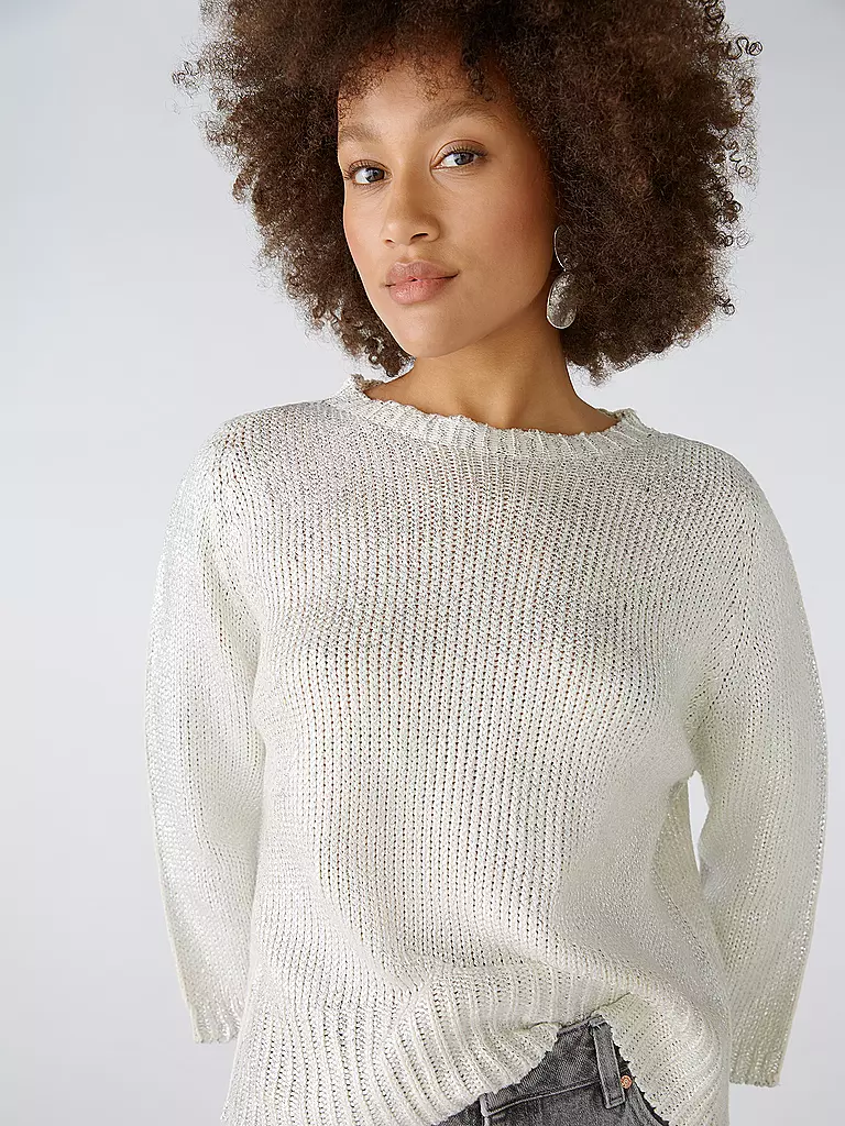 OUÍ | Pullover | silber