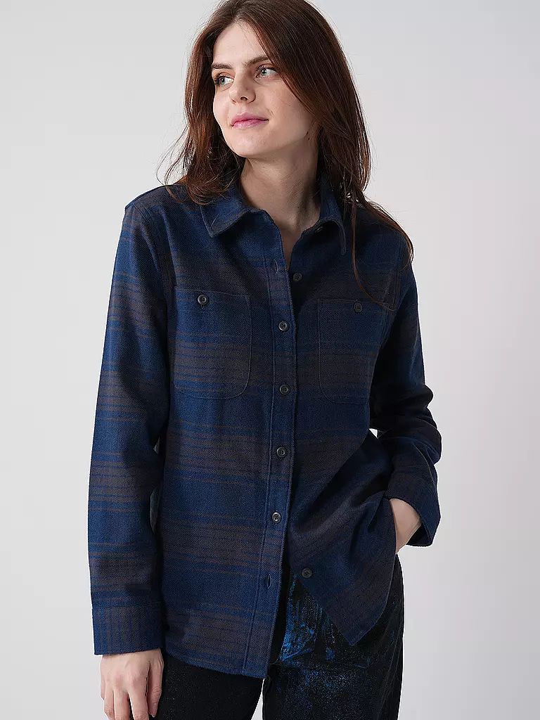 PATAGONIA | Hemdbluse FJORD FLANNEL | dunkelblau