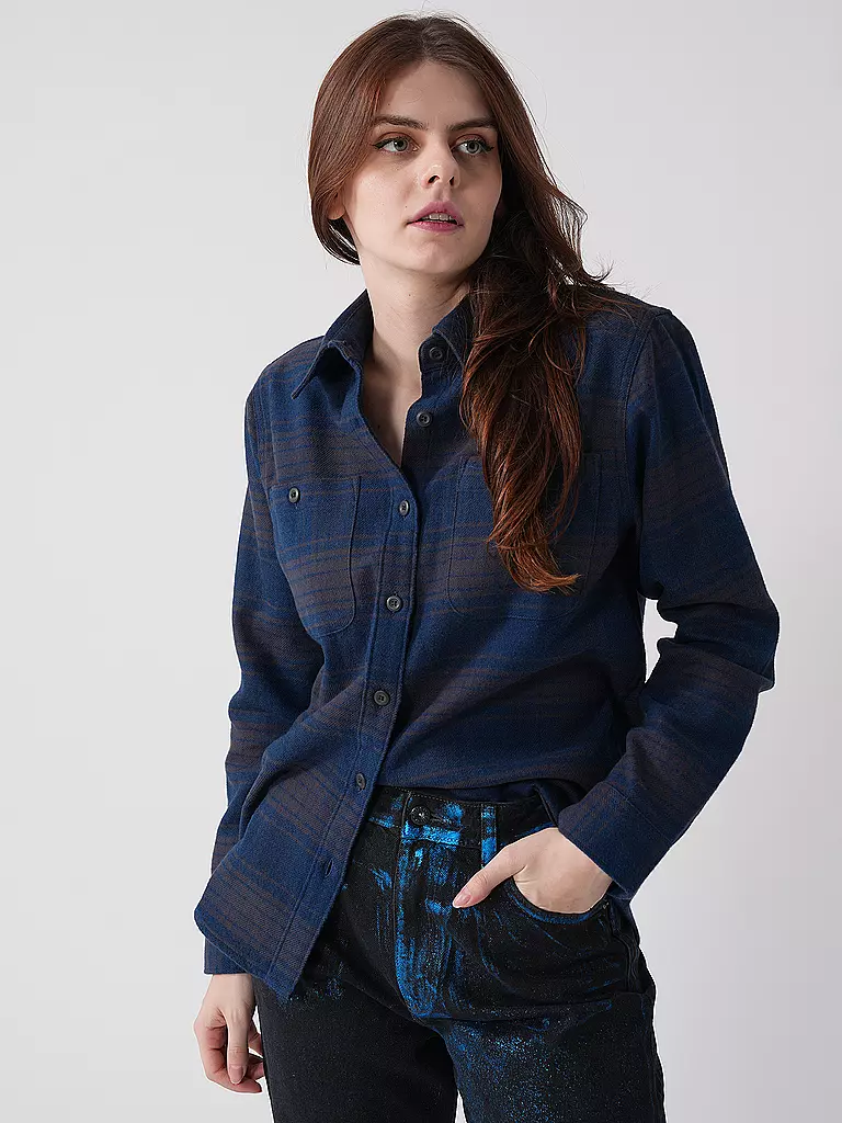 PATAGONIA | Hemdbluse FJORD FLANNEL | dunkelblau