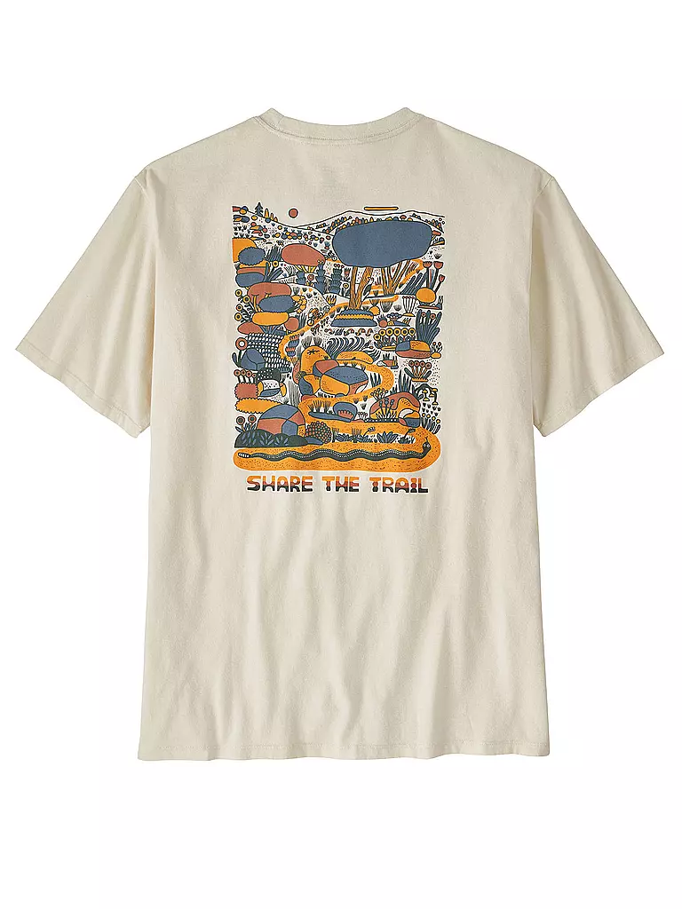 PATAGONIA | T-Shirt M'S COMMONTRAIL POCKET  | weiss