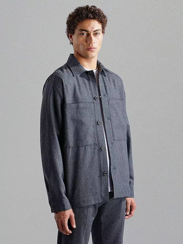 PAUL & SHARK | Overshirt  | grau