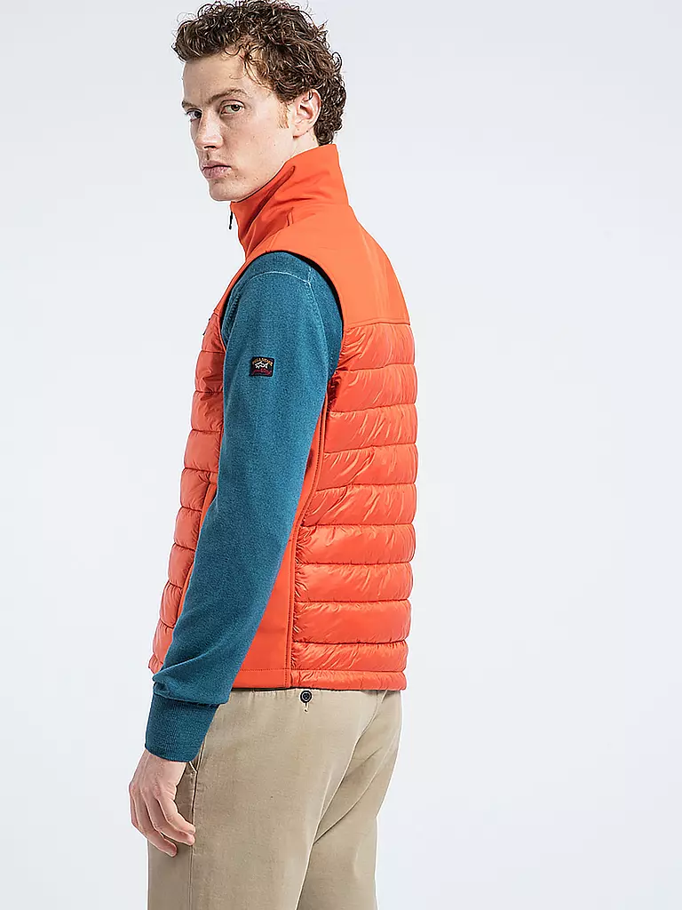 PAUL & SHARK | Steppgilet | orange