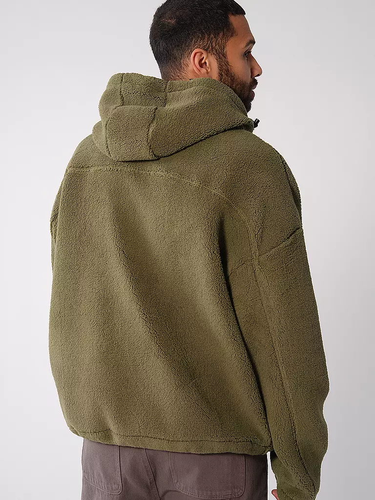 PEGADOR | Kapuzensweater - Hoodie FALL TEDDY | olive