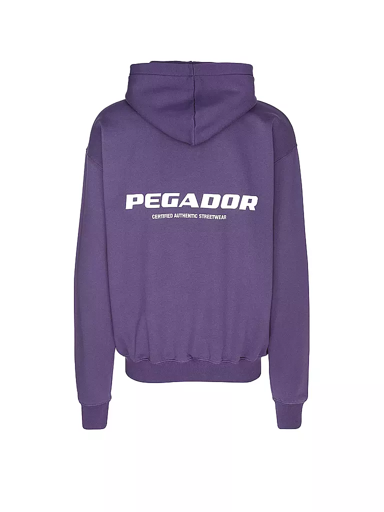 PEGADOR | Sweatjacke COLNE LOGO | lila