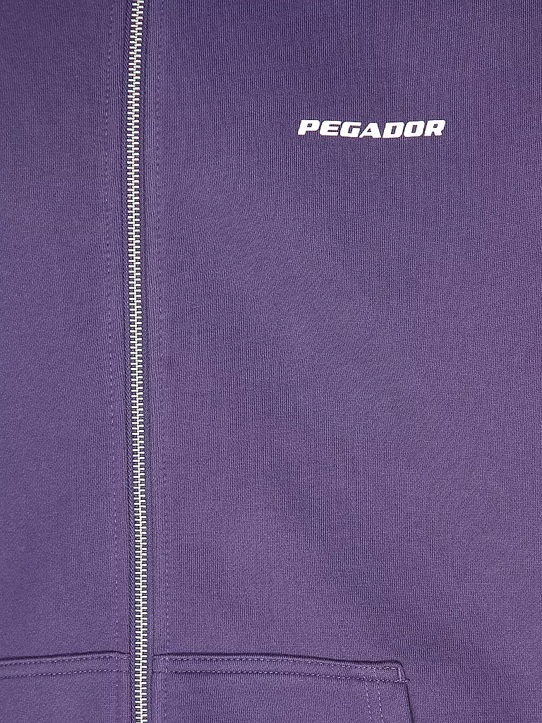 PEGADOR | Sweatjacke COLNE LOGO | lila