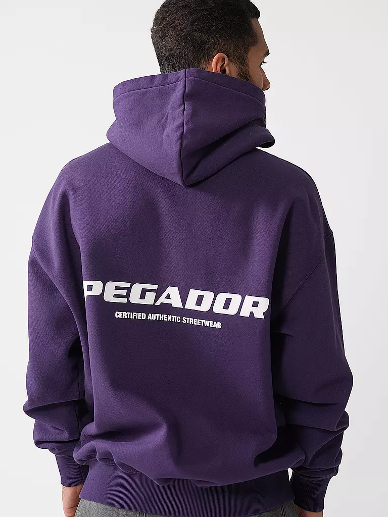 PEGADOR | Sweatjacke COLNE LOGO | lila