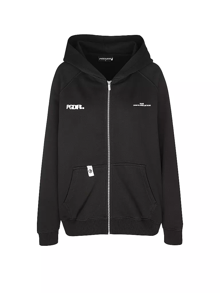 PEGADOR | Sweatjacke DEE | schwarz