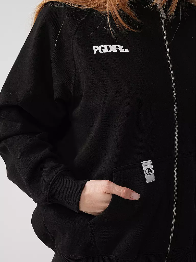 PEGADOR | Sweatjacke DEE | schwarz