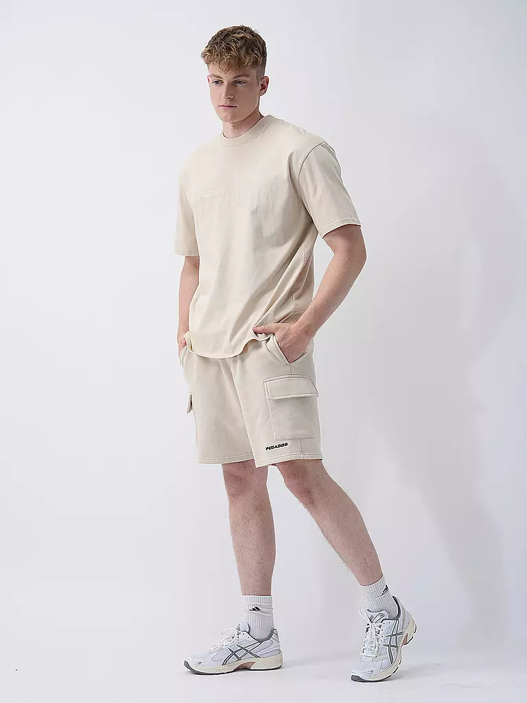 PEGADOR | T-Shirt Oversized Fit GILFORD | beige