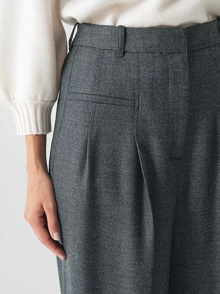 PHILLIP LIM | Hose Wide Leg  | grau