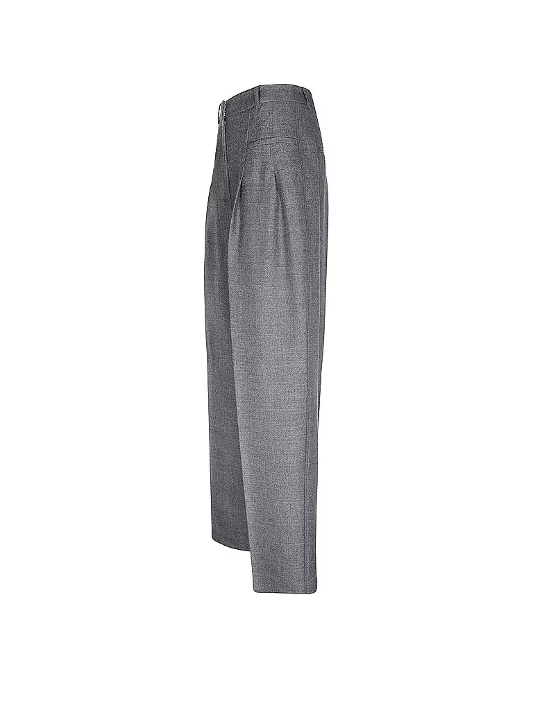 PHILLIP LIM | Hose Wide Leg  | grau