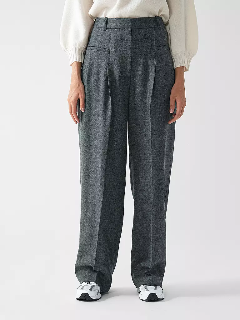 PHILLIP LIM | Hose Wide Leg | grau