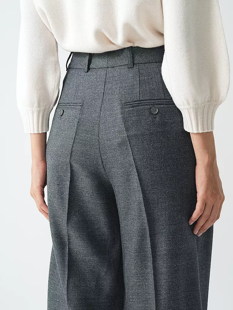 PHILLIP LIM | Hose Wide Leg | grau