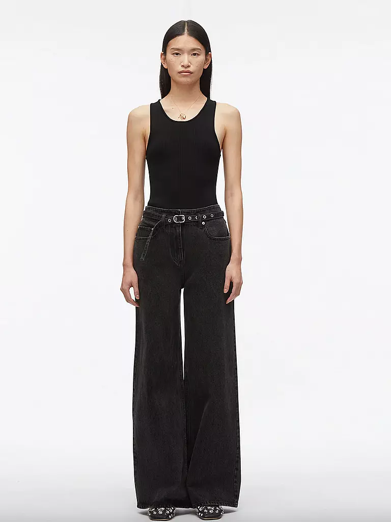 PHILLIP LIM | Jeans Wide Leg  | schwarz