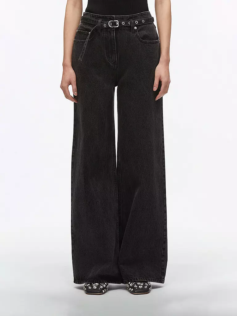 PHILLIP LIM | Jeans Wide Leg | schwarz