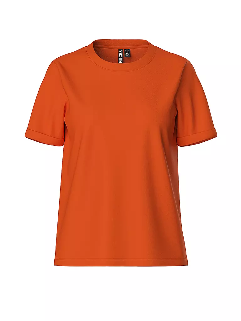 PIECES | T-Shirt PCRIA | orange