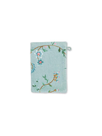 PIP STUDIO | Waschhandschuh LES FLEURS 16x22cm Blau