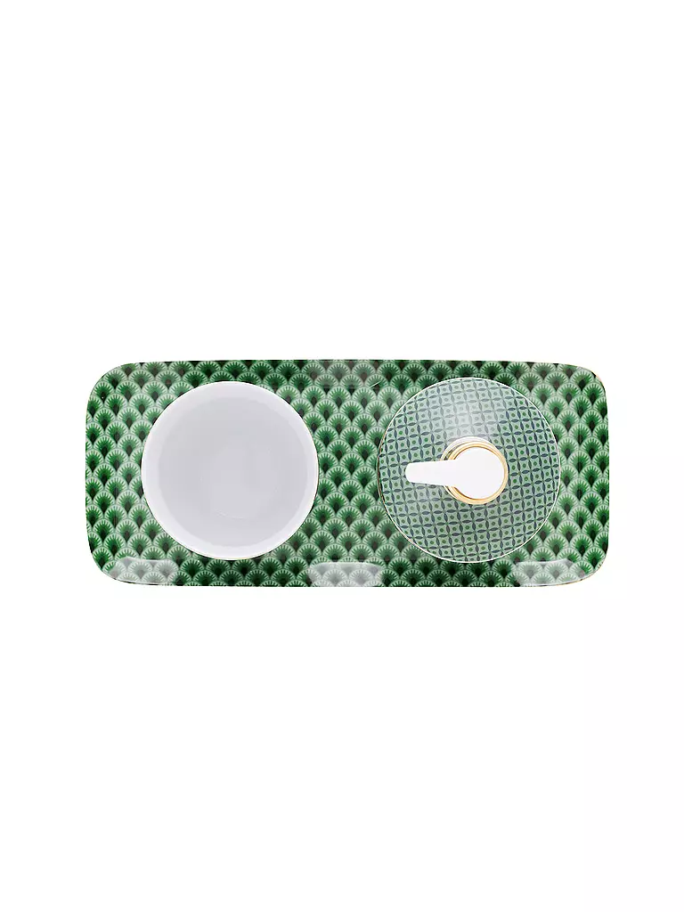 PIP STUDIO | Badaccessoires Set 3tlg Kyoto Festival Green | hellgrün