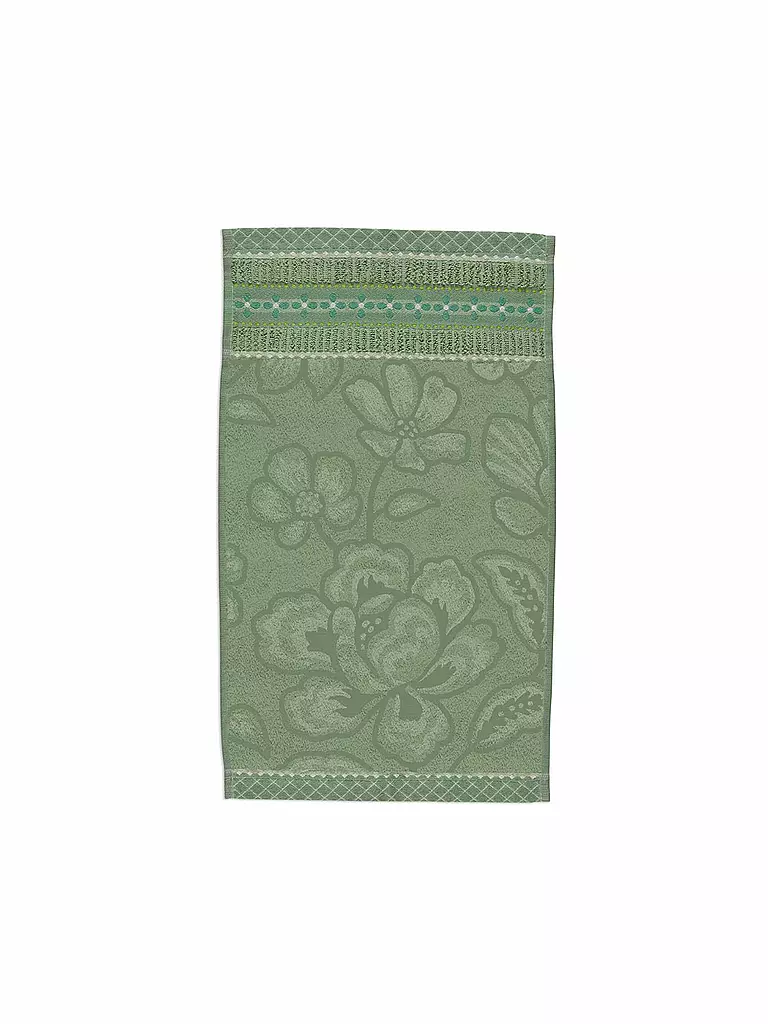 PIP STUDIO | Gästetuch  JASMIN JACQUARD 30x50cm Green | grün