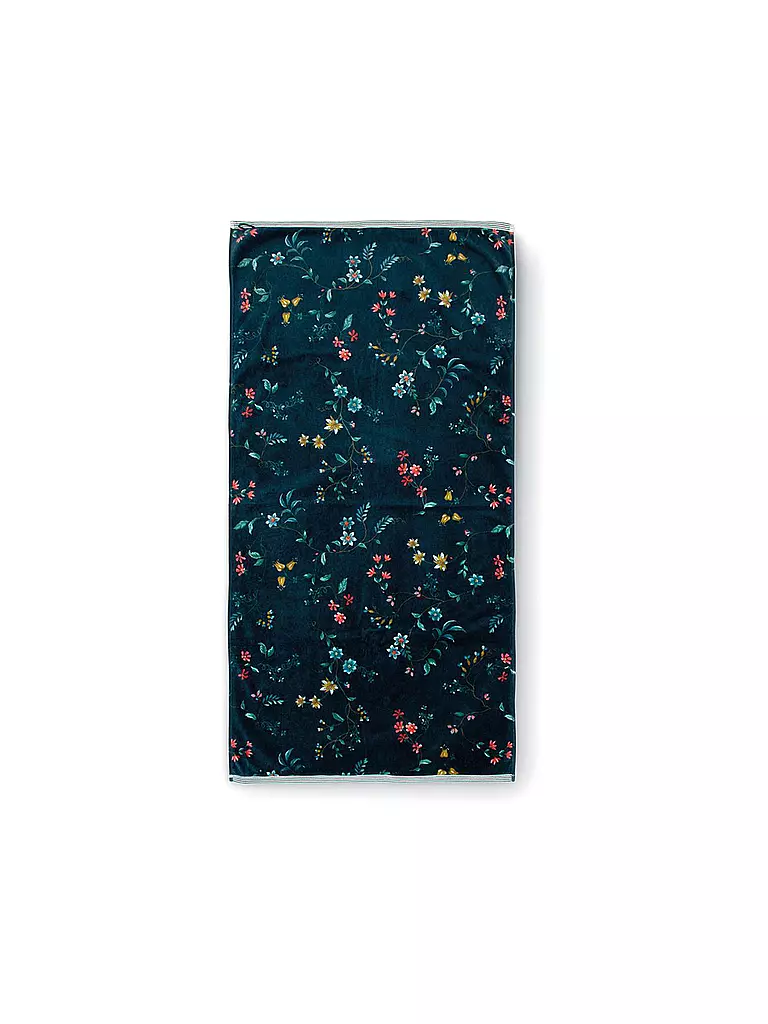 PIP STUDIO | Gästetuch LES FLEURS 30x50cm D- Blau  | dunkelblau