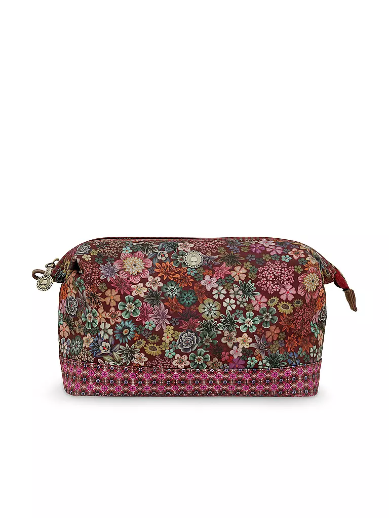 PIP STUDIO | Kosmetiktasche  PURSE COOPER Large 26x18x12cm Tutti I Fiori | beere