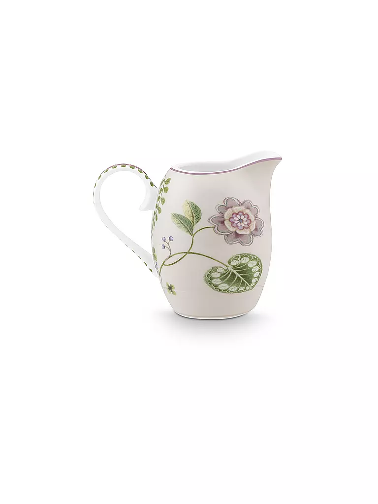 PIP STUDIO | Milchkännnchen  LILY & LOTUS 250ml Off White | weiss