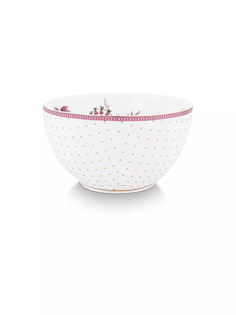 PIP STUDIO | Schale 15cm  JOLIE DOTS Gold/Pink | weiss