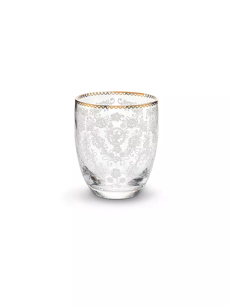 PIP STUDIO | Wasserglas 280ml Floral | transparent