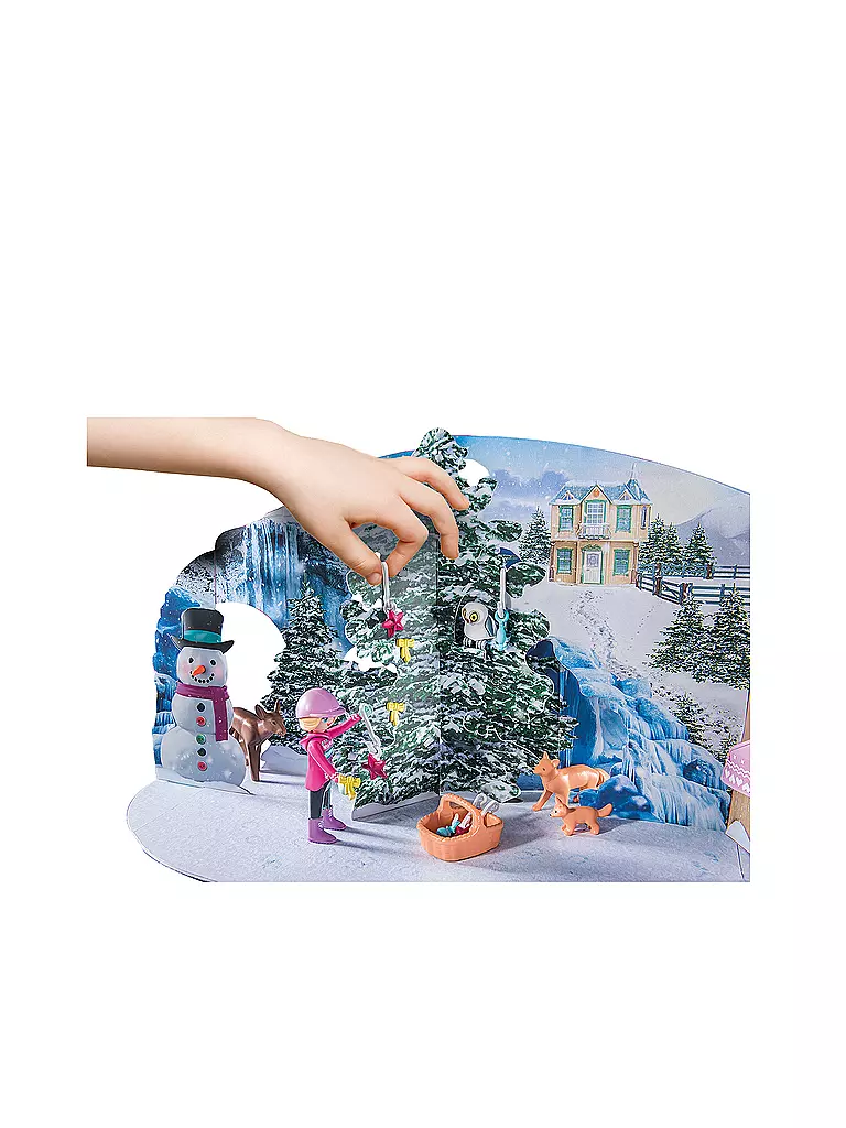 PLAYMOBIL | Adventskalender Pferde: Weihnachtliche Schlittenfahrt 71345 | keine Farbe