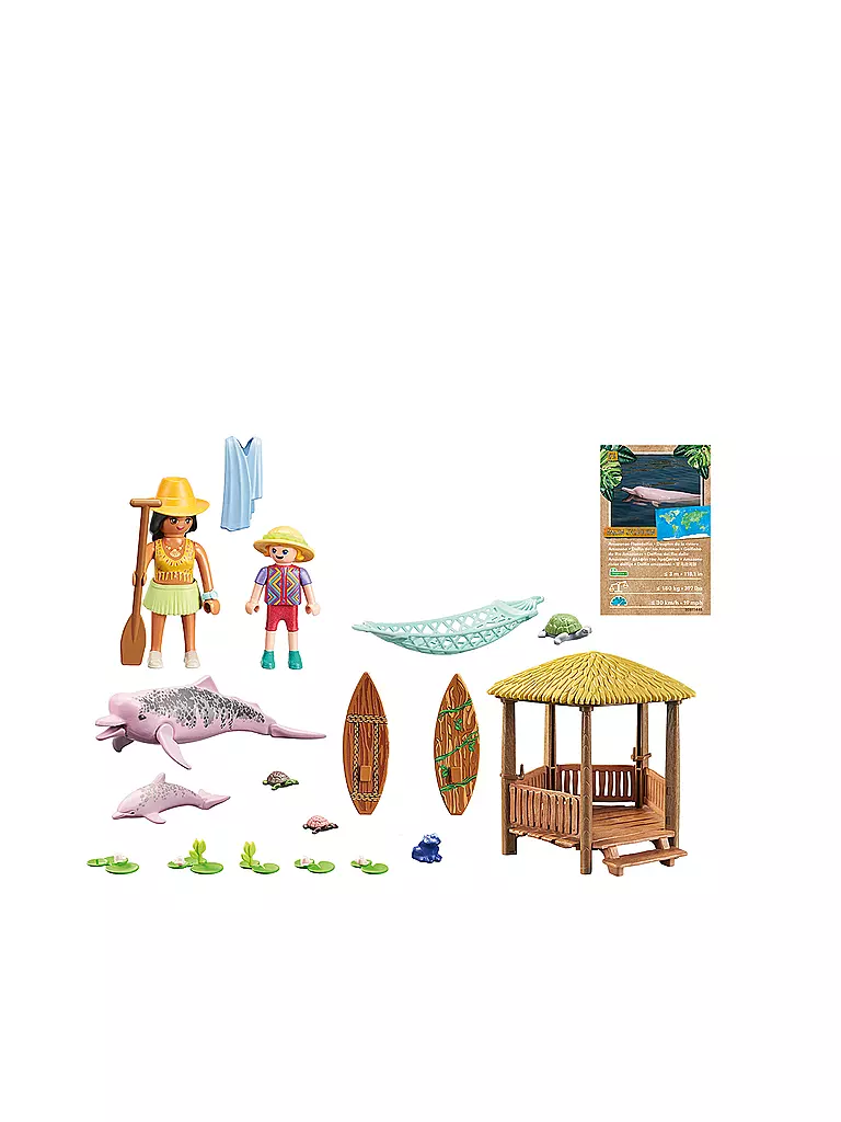 PLAYMOBIL | Wiltopia - Paddeltour mit den Flussdelfinen 71143 | keine Farbe